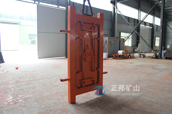 礦井永久避難硐室門安裝說明書